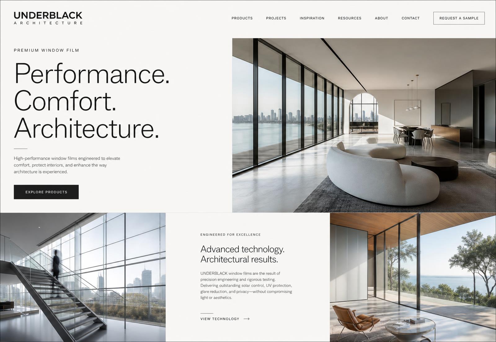 UNDERBLACK ARCHITECTURE 제작 화면